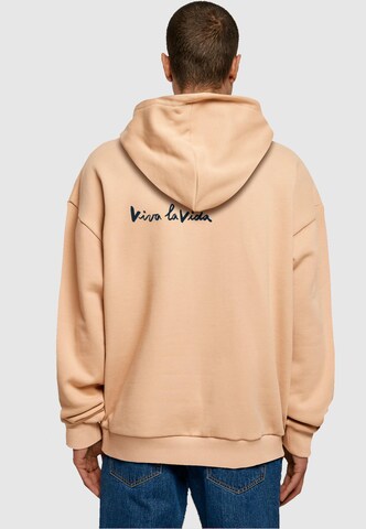 Merchcode Sweatshirt 'Viva La Vida' in Beige
