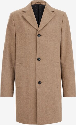 Manteau mi-saison WE Fashion en beige : devant