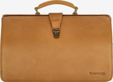 Greenland Nature Handbag in Brown: front