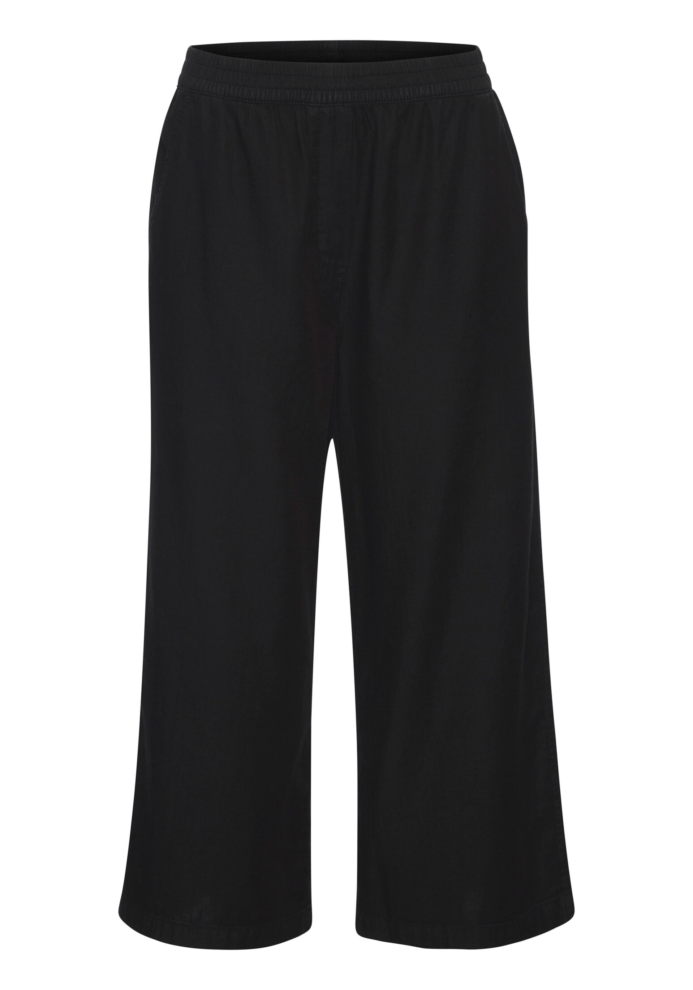 H.I.S Широкий Штаны в Черный: спереди