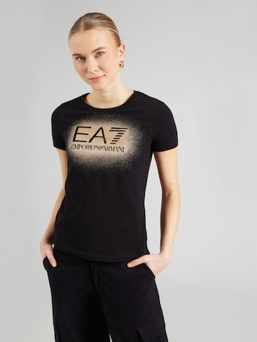 EA7 Emporio Armani Tričko - Čierna: predná strana