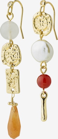 Pilgrim Ohrringe 'Trace' in Gold: Vorderseite