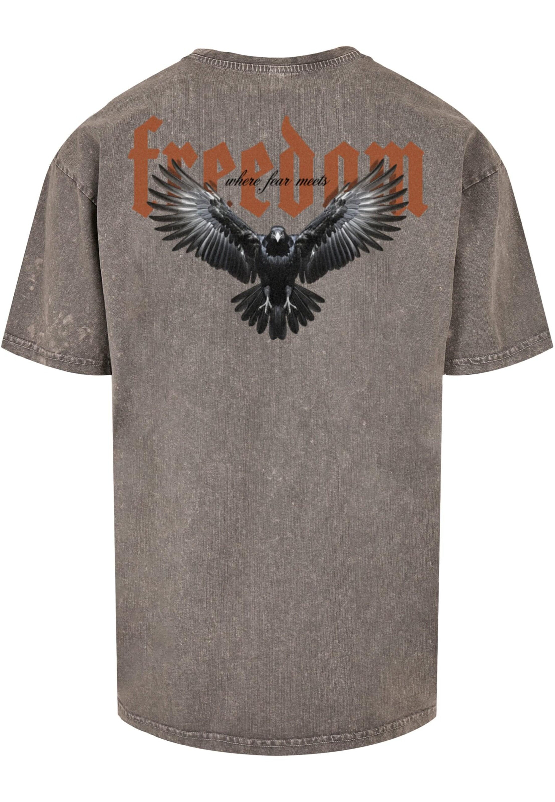 Maglietta 'BRAVE SOAR' di MJ Gonzales in grigio