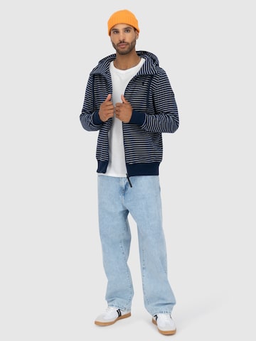 Giacca di felpa 'TrasherAK Z' di Alife and Kickin in blu