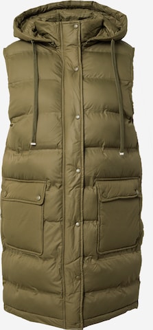 Fransa Bodywarmer 'FABIA' in Groen: voorkant