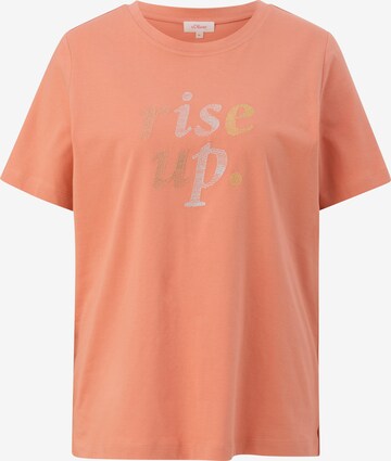 T-shirt s.Oliver en orange : devant