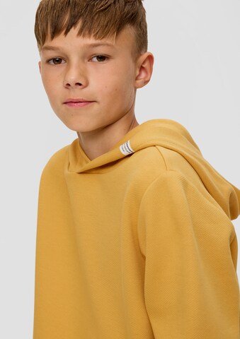 s.Oliver Sweatshirt in Yellow