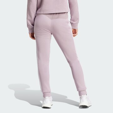 ADIDAS SPORTSWEAR Tapered Sports trousers 'Essentials' in Purple