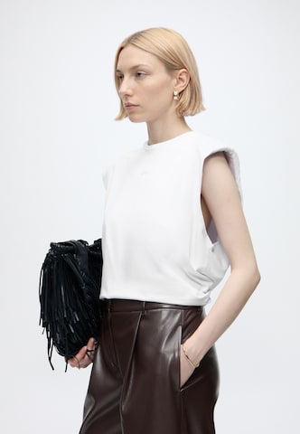 Wide leg Pantaloni cutați 'Tiana4-M' de la BOSS pe maro