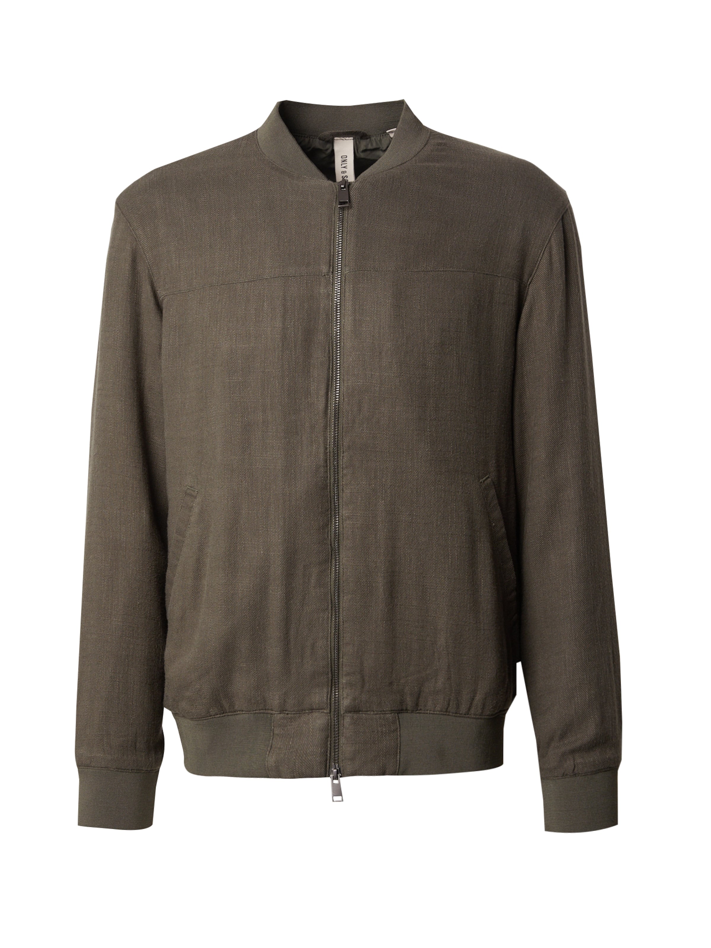 Only & Sons Přechodná bunda 'ONSRENATO' – šedá: přední strana