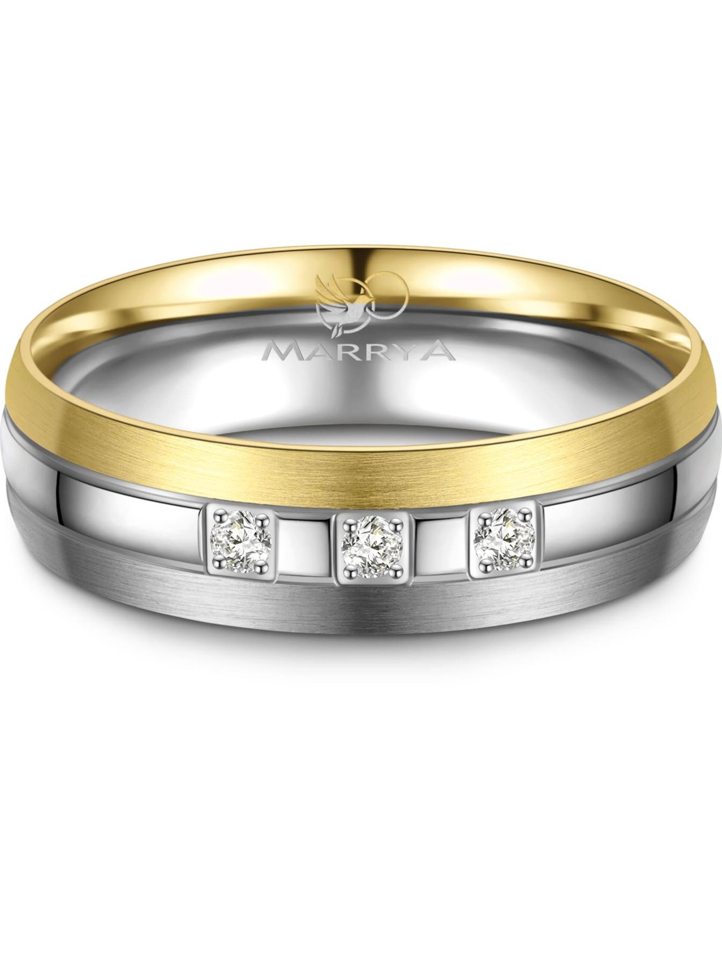 MARRYA Ring 'MARRYA TI-10 Ehering aus Titan'‌‌‌‌‌‌ in Silber