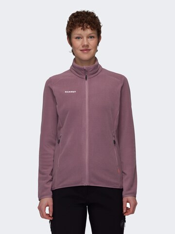 MAMMUT Athletic Fleece Jacket 'Innominata' in Purple: front