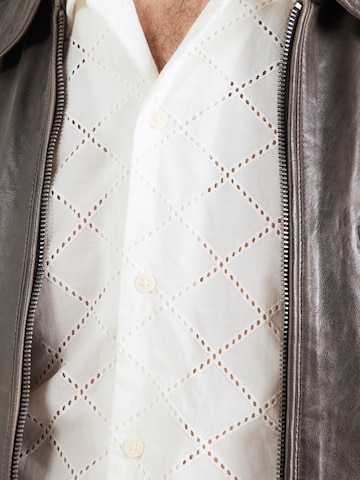 JACK & JONES Comfort Fit Πουκάμισο 'JORSUMMER LUKE' σε λευκό