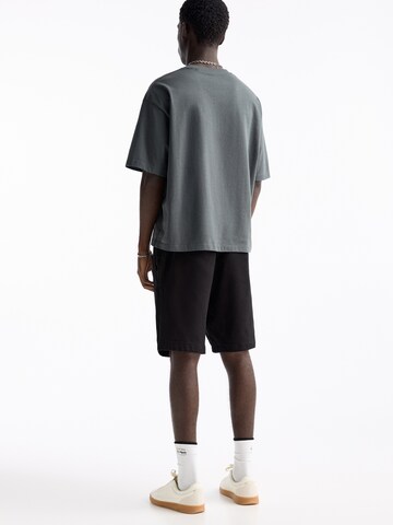 Pull&Bear Regular Broek in Zwart