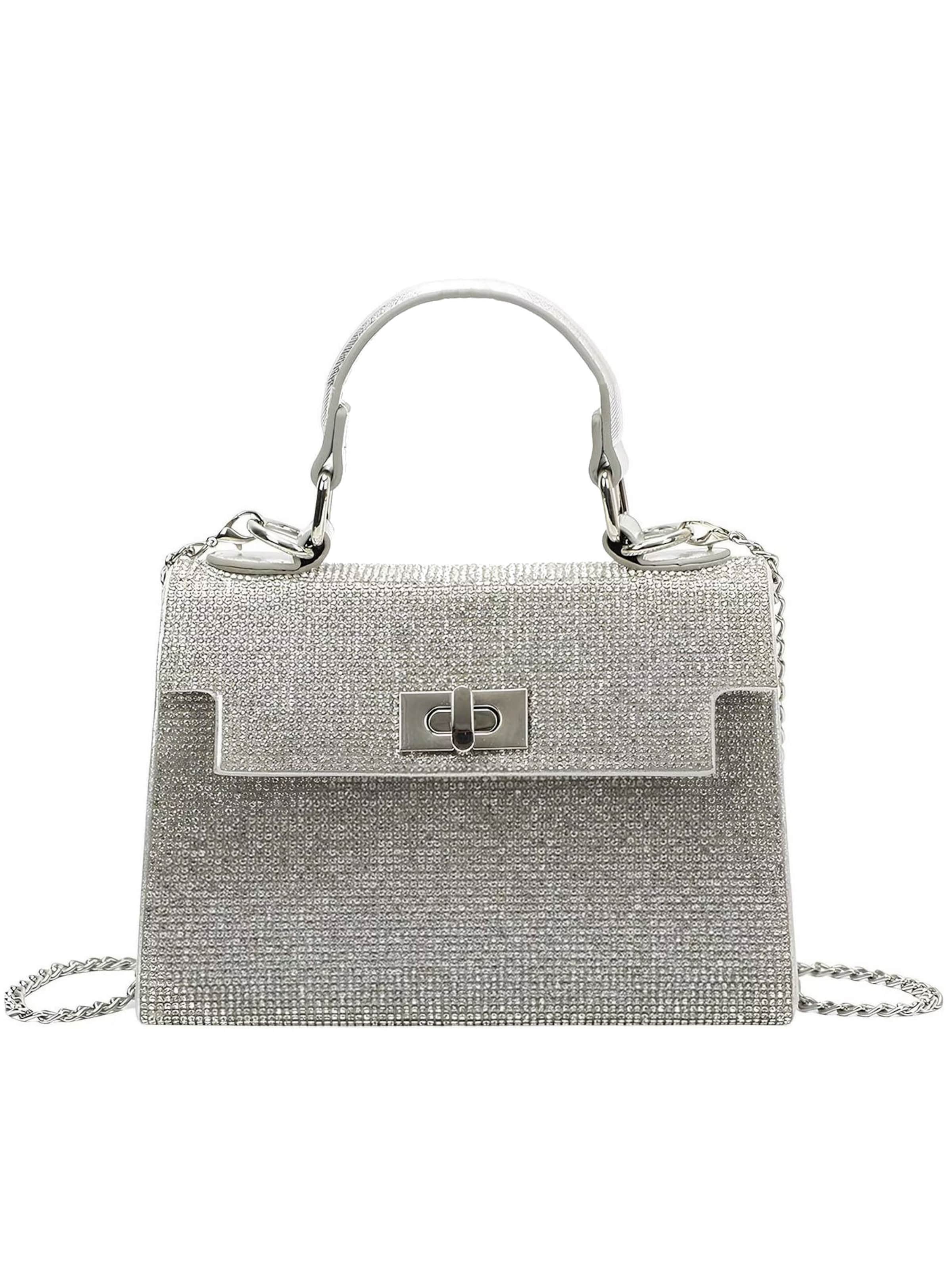Tomshop24-7 Handbag 'Argenta' in Silver: front