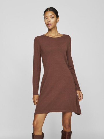 VILA Dress in Brown: front