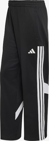 ADIDAS SPORTSWEAR Wide Leg Urheiluhousut 'TIRO OH' värissä musta: etupuoli