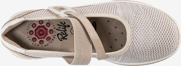 Relife Ballet Flats with Strap in Beige