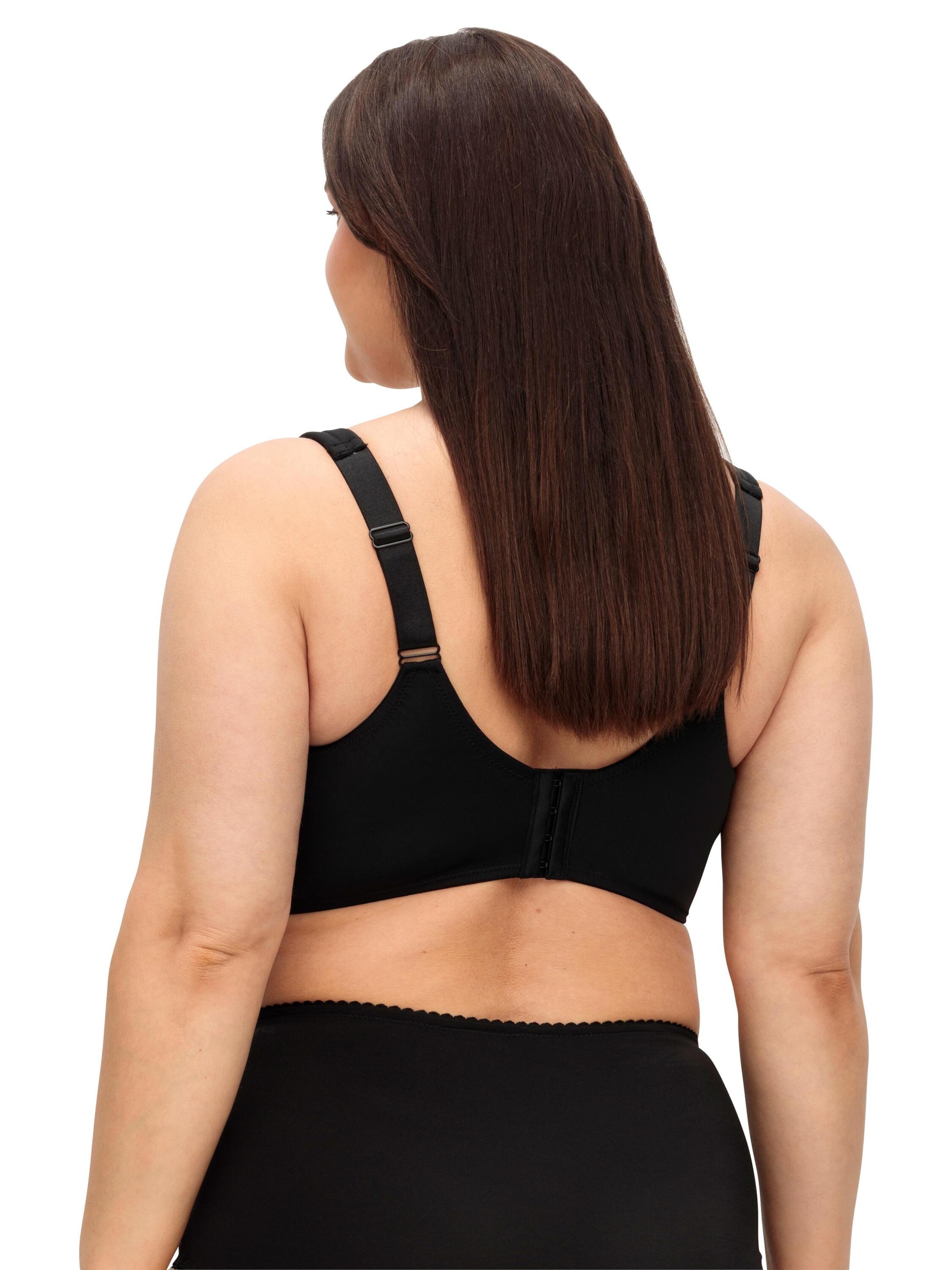 SHEEGO T-Shirt Rintaliivi värissä musta