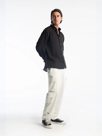 Fit confort Chemise Giesto en noir