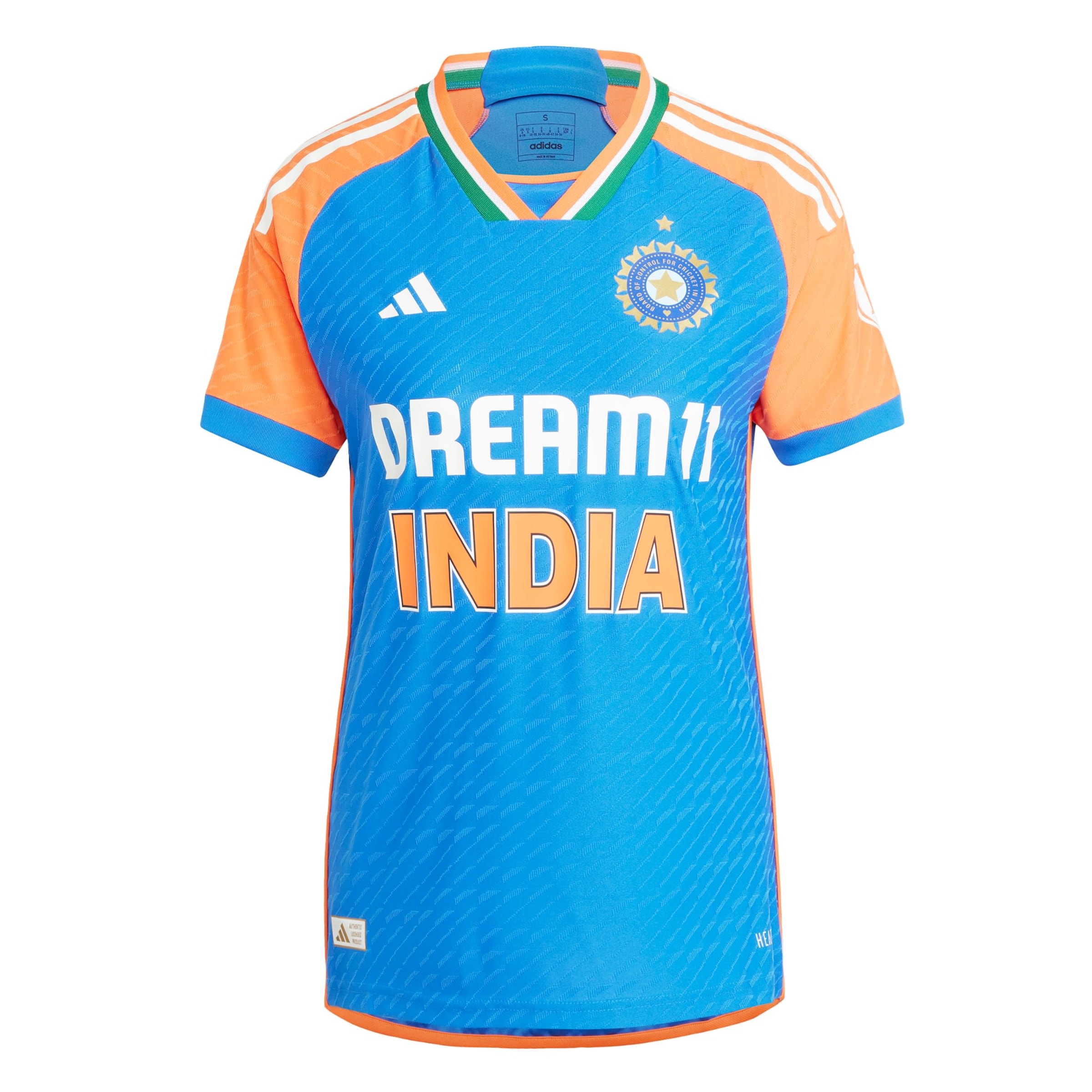 T-shirt fonctionnel 'India Cricket T20I' ADIDAS PERFORMANCE en bleu : devant