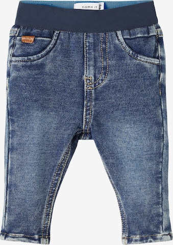 NAME IT Slimfit Jeans 'Silas' in Blauw: voorkant