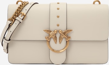 balta PINKO Rankinė su ilgu dirželiu 'Love': priekis