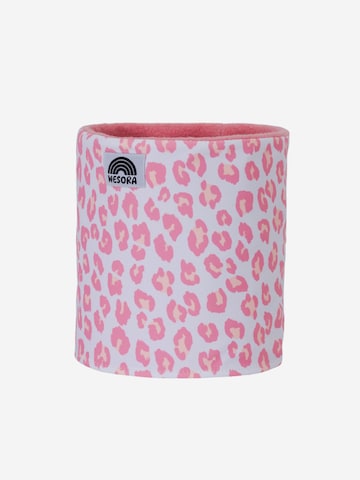 WESORA GmbH Schlauchschal 'Printed Neckwarmer Fleece + UV-Schutz'‌‌‌‌‌ in Pink: Vorderseite