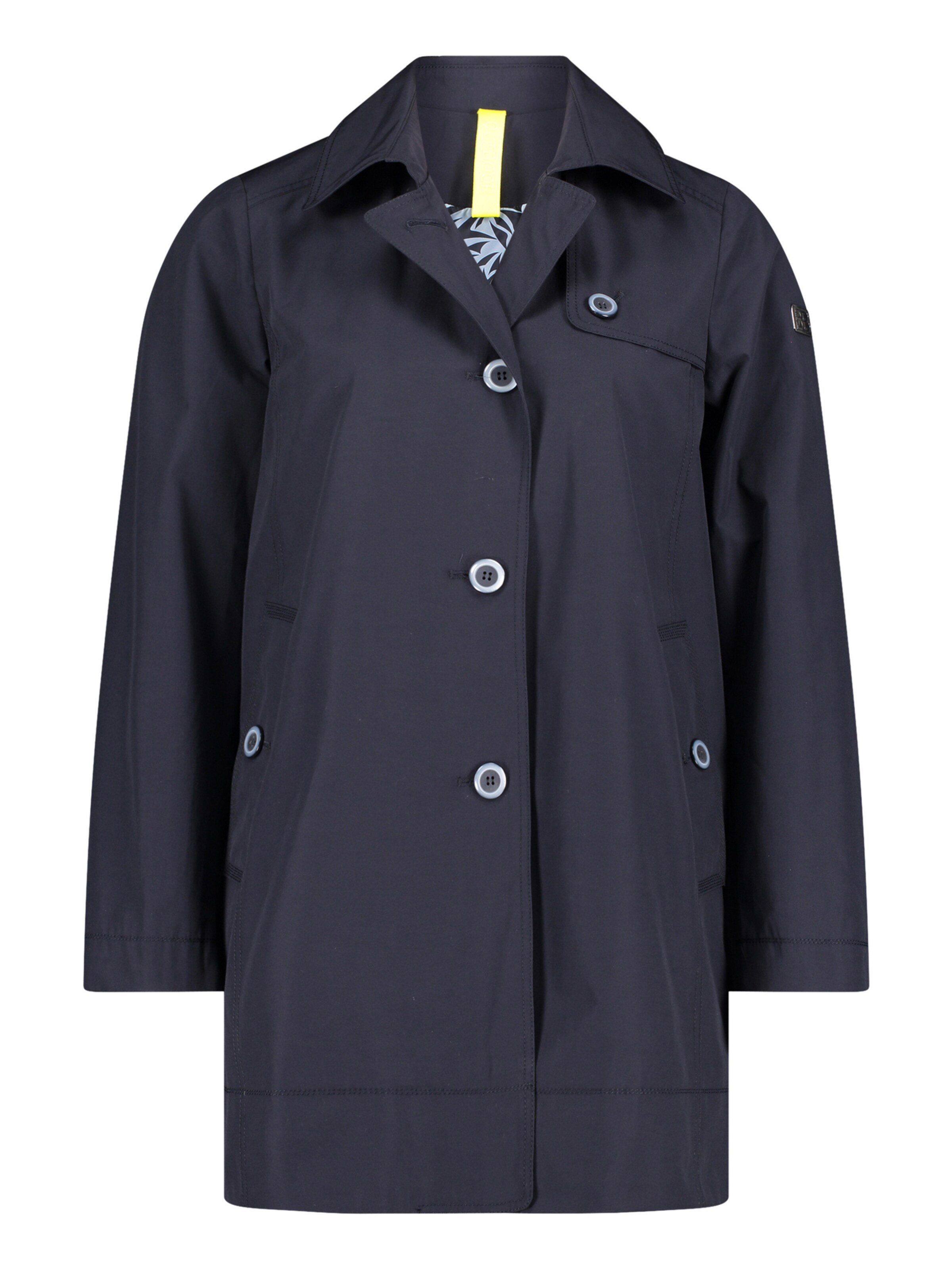 Manteau mi-saison Betty Barclay en bleu : devant