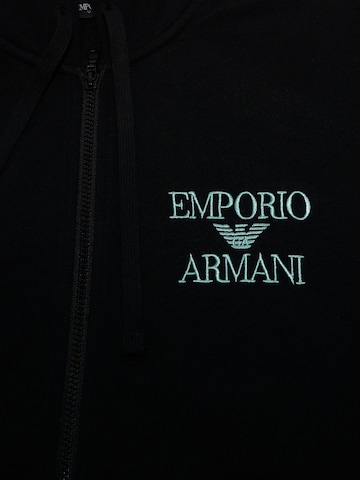 Emporio Armani Zip-Up Hoodie in Black