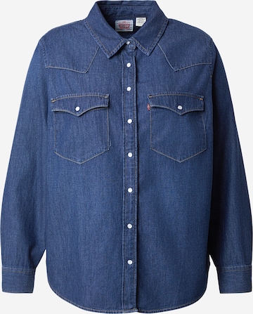 Levi's® Plus Bluse in Blau: Vorderseite