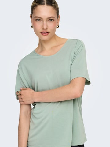 ONLY T-shirt 'ONLFREE LIFE' i grön