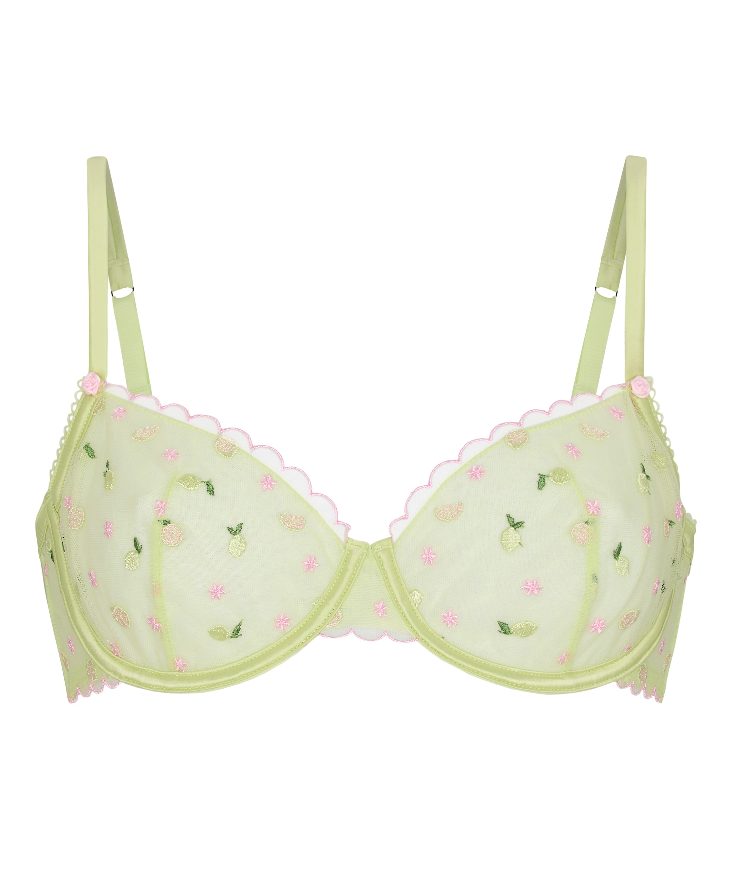 Hunkemöller Balconette BH 'Harriet' in Groen: voorkant