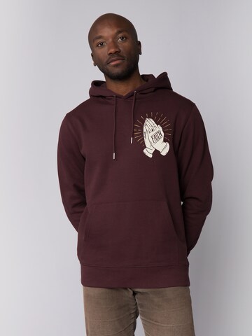 Felpa 'Faith' di Watapparel in rosso: frontale