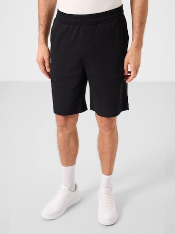Tommy Life - Regular Calças em preto: frente