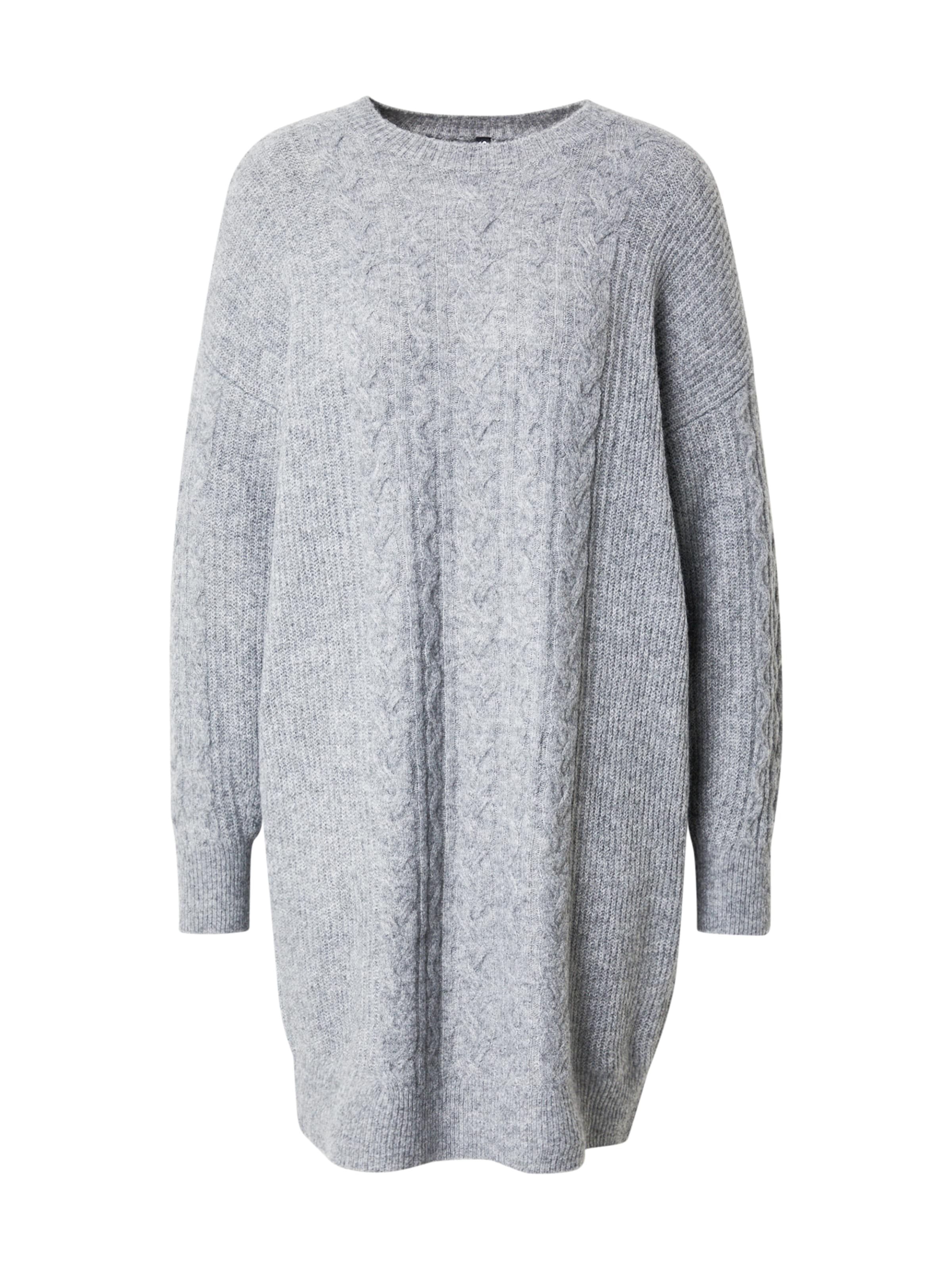 Robes en maille 'PCRACHEL' PIECES en gris : devant