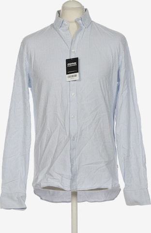 Casual Friday Button Up Shirt in L in Blue: front