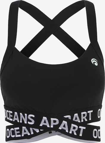 OCEANSAPARTBustier Sportski grudnjak 'Beauty' - crna boja: prednji dio