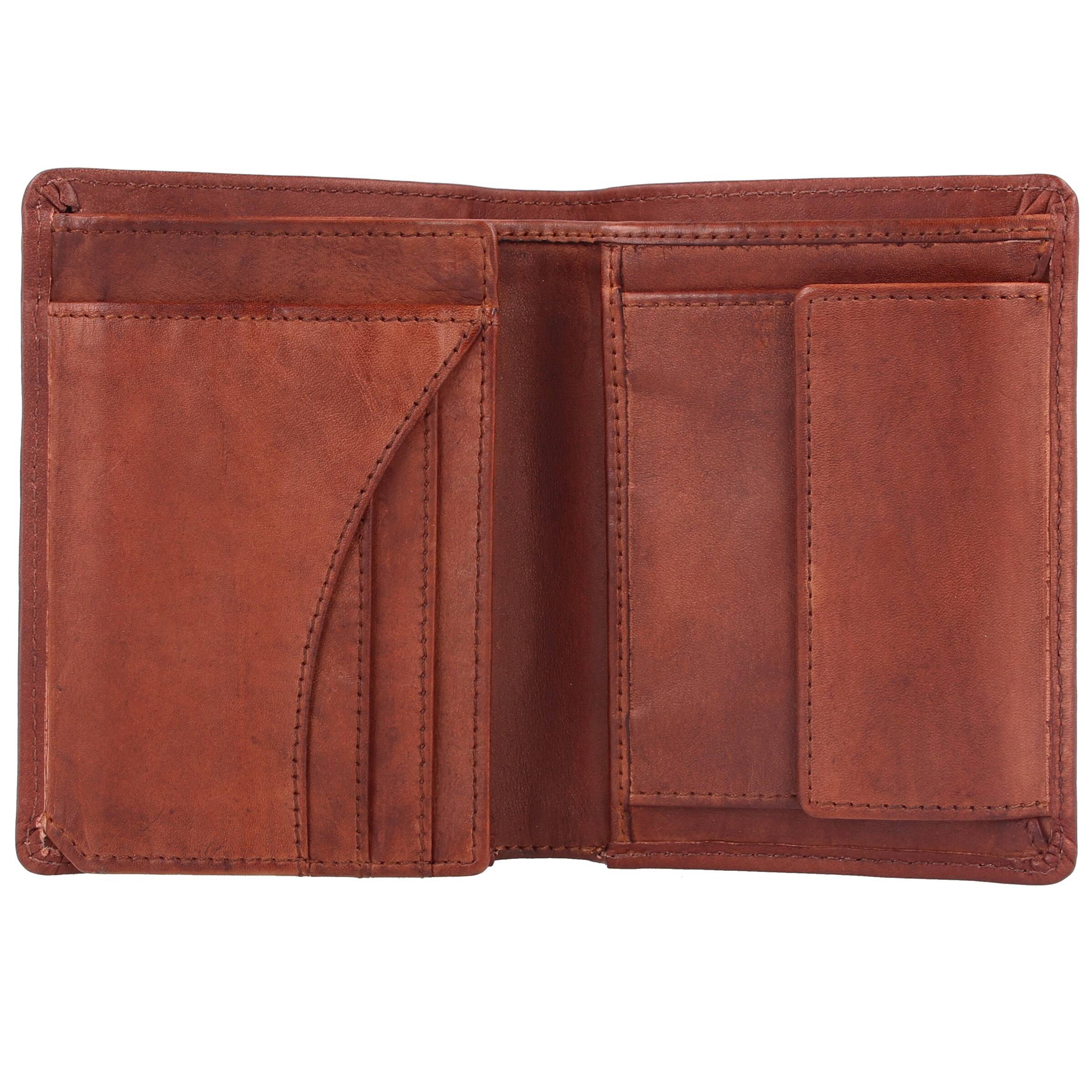 Porte-monnaies 'Vintage Washed' GREENBURRY en marron