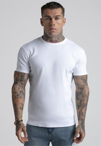 SikSilk Tričko – bílá: přední strana