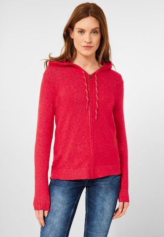 CECIL Knit Cardigan in Red: front