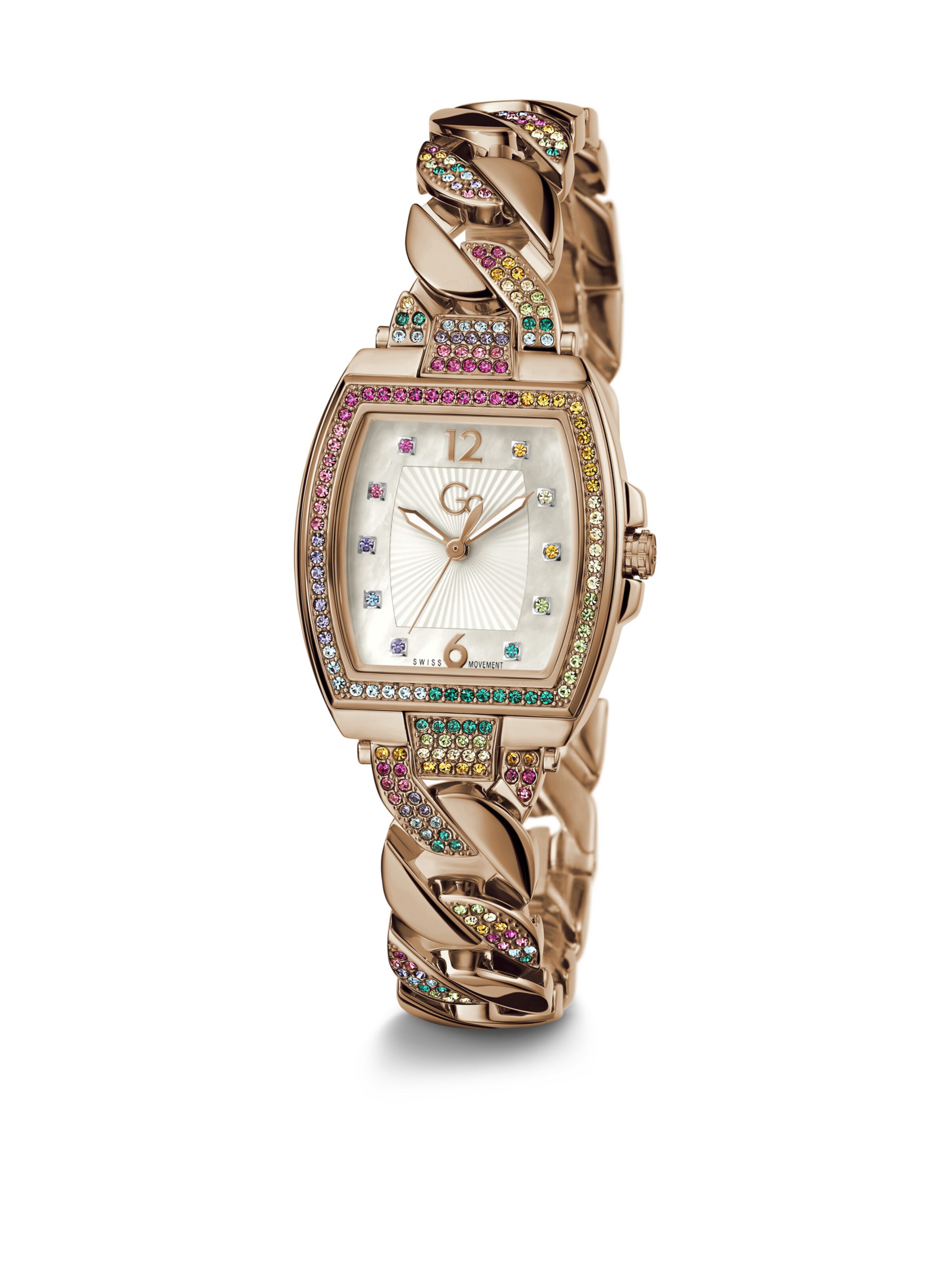 Gc Analoog horloge 'Couture Tonneau' in Goud