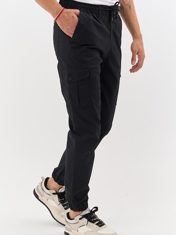comeor Regular Cargo Pants 'Cargohose Herren' in Black