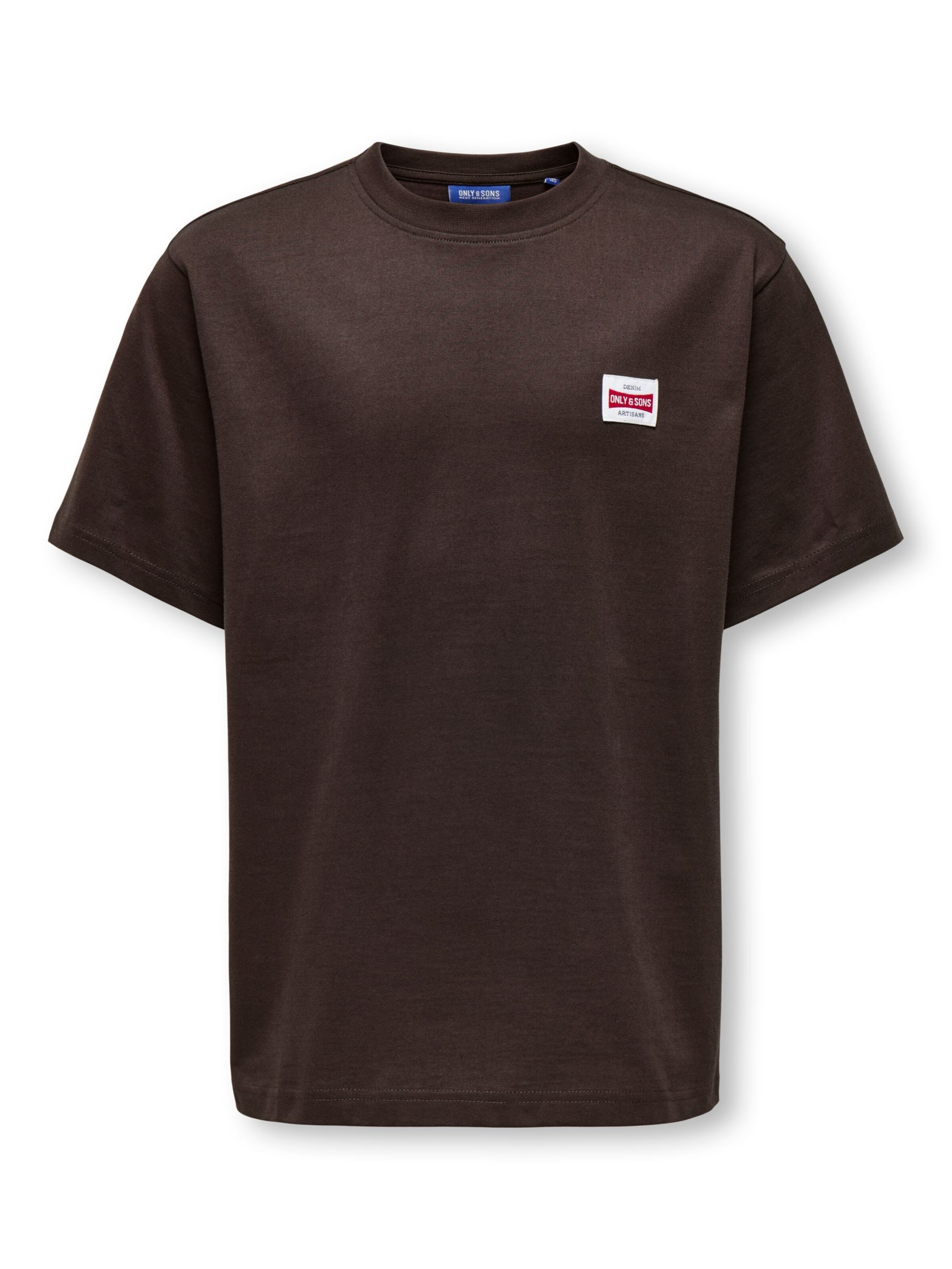 Only & Sons Junior Shirt in Brown: front
