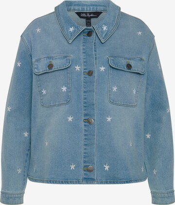 Ulla Popken Between-Season Jacket in Blue: front