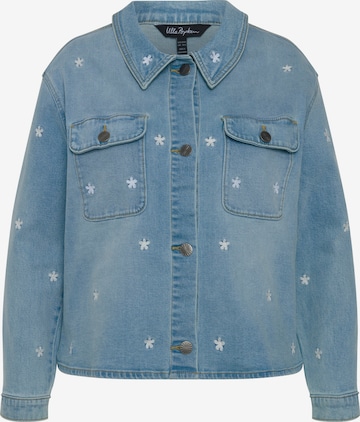 Ulla Popken Between-Season Jacket in Blue: front