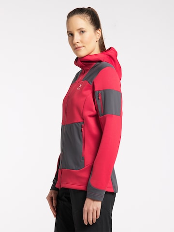 Haglöfs Athletic Fleece Jacket 'Astral' in Red