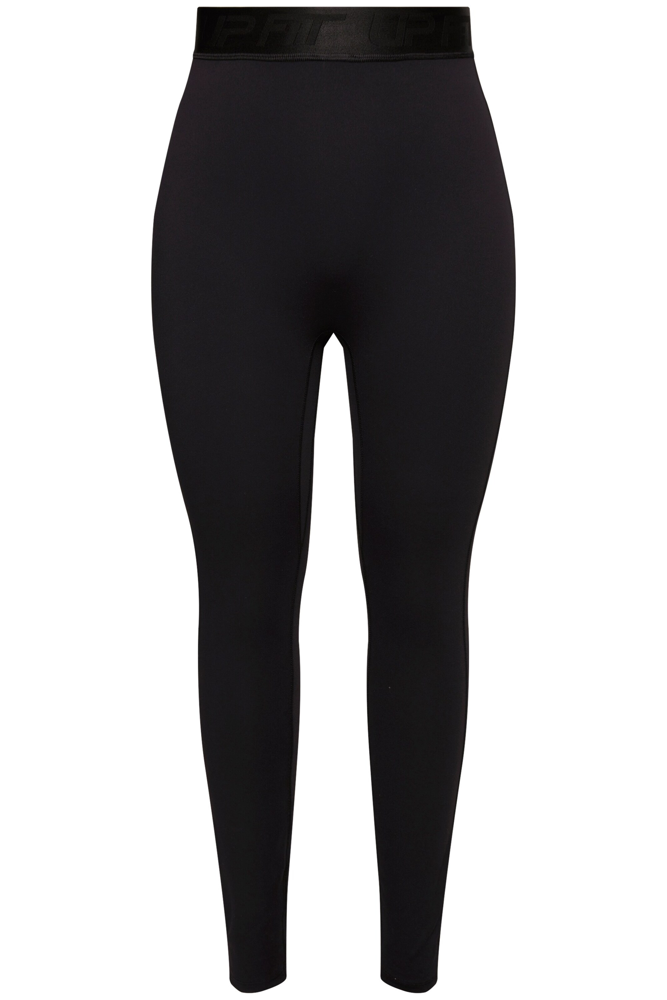 Ulla Popken Skinny Leggings in Schwarz: Vorderseite