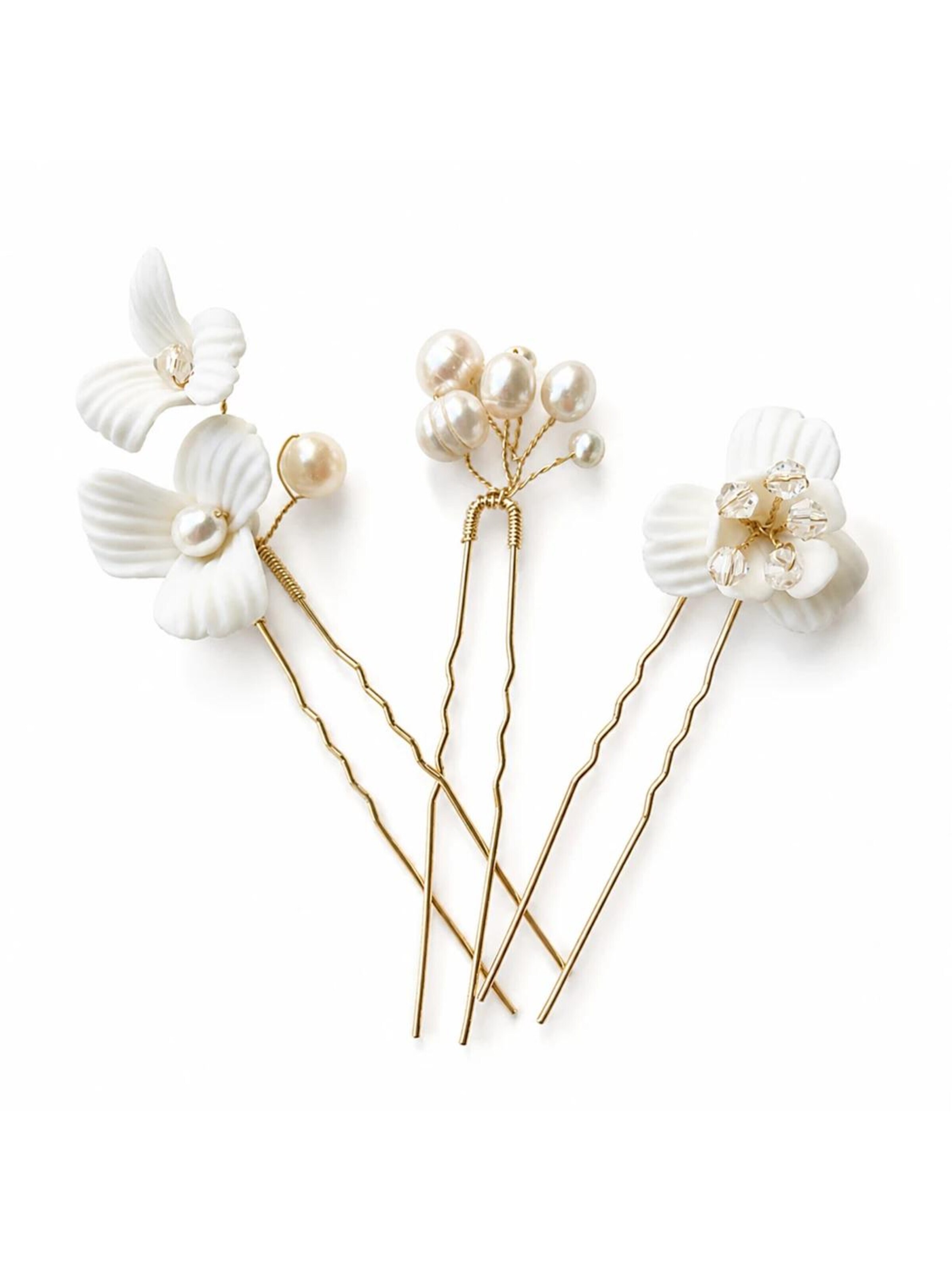 Sally Jane Bridal Ornement pour cheveux 'Senna' en One Size en or, Vue avec produit