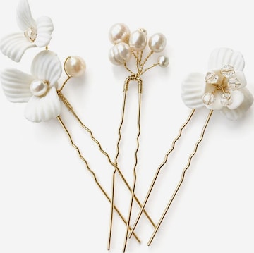 Ornement pour cheveux 'Senna' Sally Jane Bridal en or : devant
